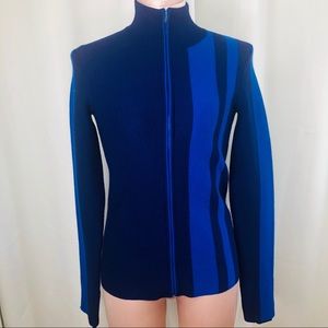 Athleta Wool Blend Color Block Running Sweater